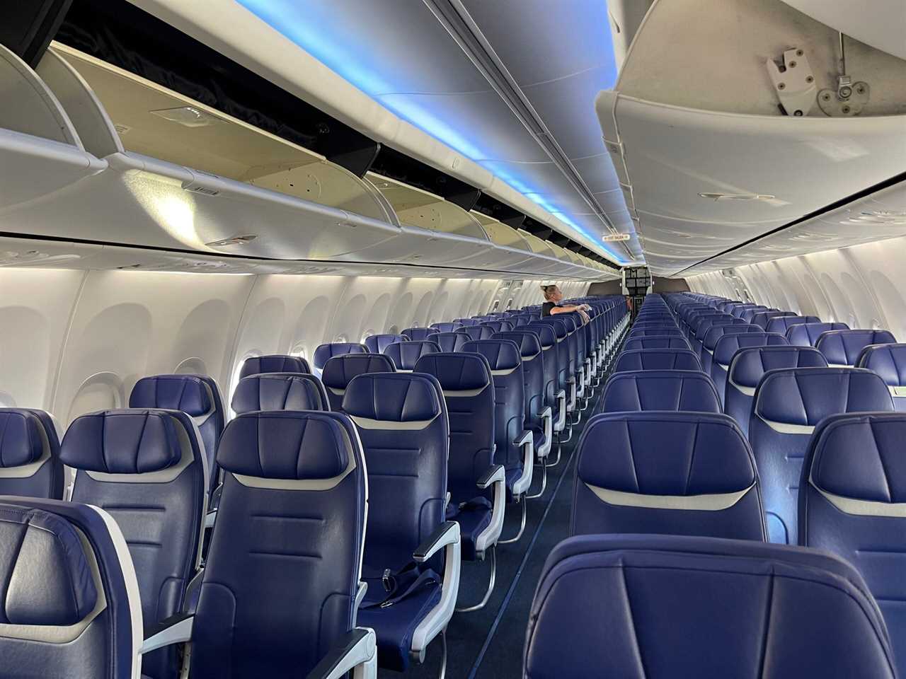Southwest Boeing 737-800 interior