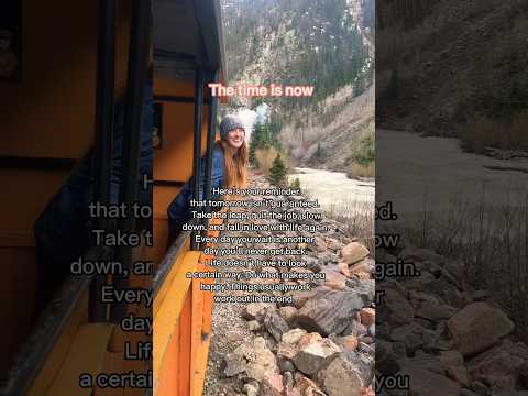 The time is NOW #roadtrips #trainride #trains #trainvideo #silverton #colorado