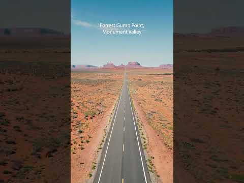 Forrest Gump movie location #monumentvalley #visitusa #travelvideos #utah #arizona