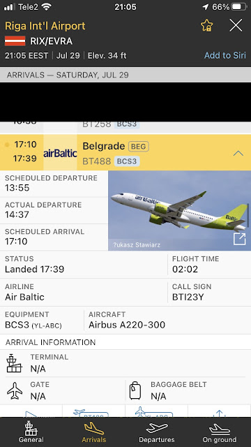 TRIP REPORT: airBaltic, Belgrade - Riga