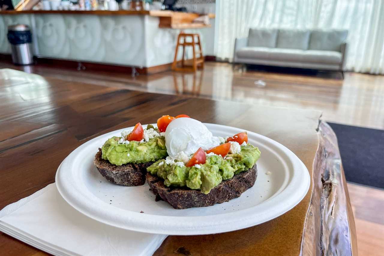 Avocado toast at The Modern Honolulu