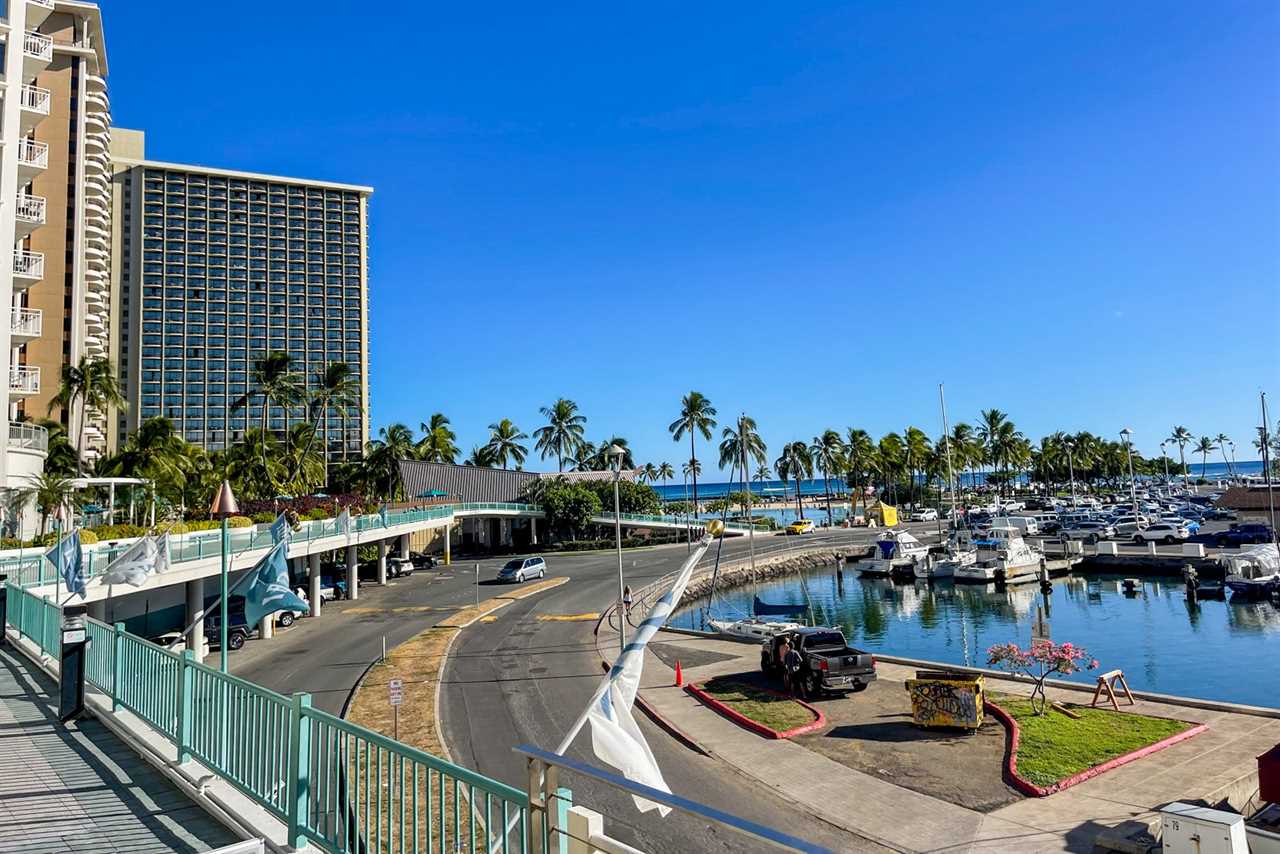 Back exit of the Modern Honolulu