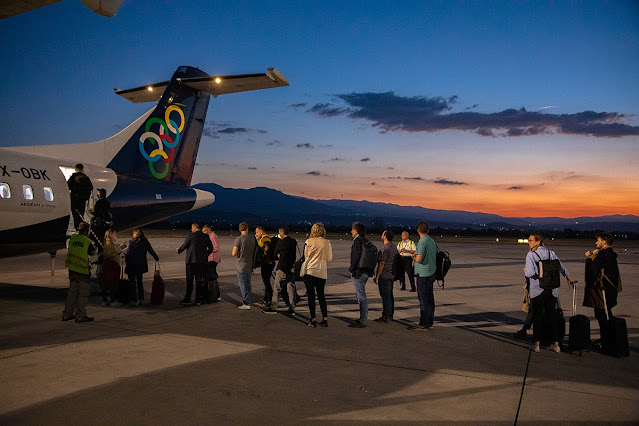 PHOTOS: Aegean Airlines links Skopje with Sarajevo