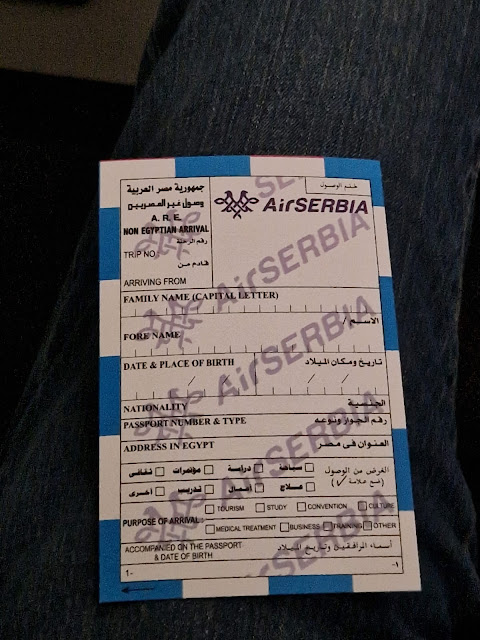 TRIP REPORT: Air Serbia, Belgrade - Cairo