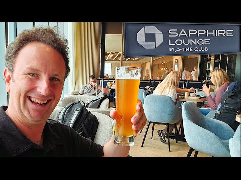 Inside the NEW CHASE SAPPHIRE LOUNGE Boston Airport (BOS)