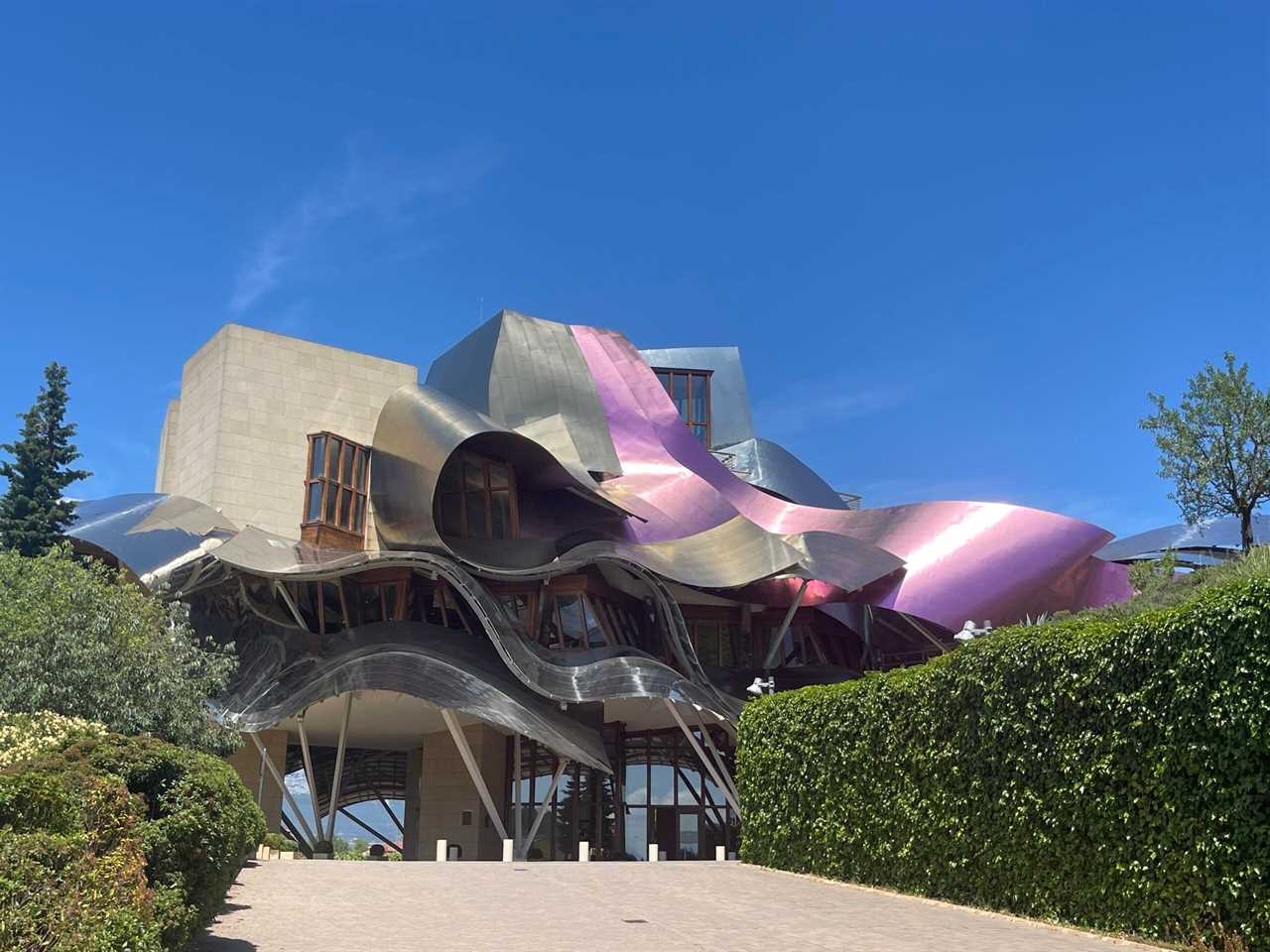 Entrance to the Marques de Riscal, Marriott