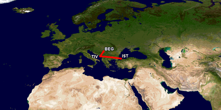 Winter 2023/24 - Air Montenegro