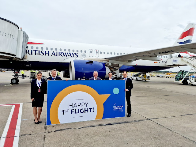 PHOTOS: British Airways returns to Belgrade