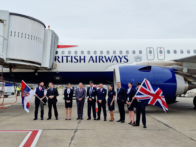 PHOTOS: British Airways returns to Belgrade