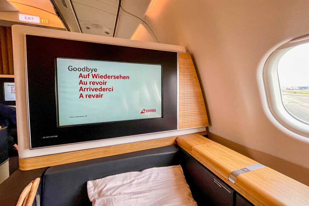 Swiss first class review: Is it worth paying $1,000 to $2,000 to upgrade?