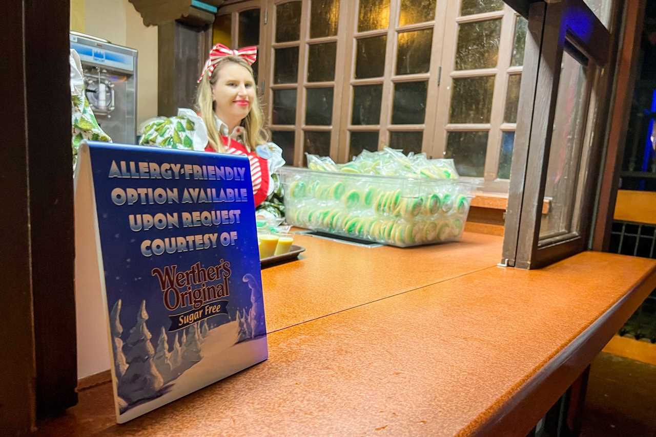 Christmas treats available at Disney World