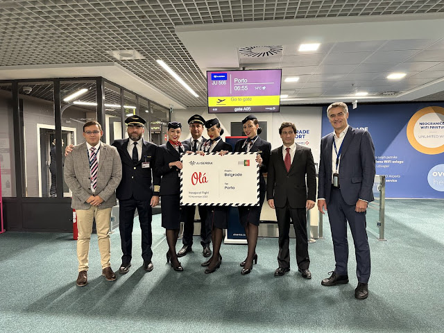 PHOTOS: Air Serbia touches down in Porto