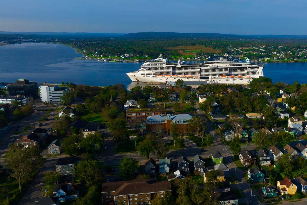 MSC Meraviglia in Sydney Nova Scotia