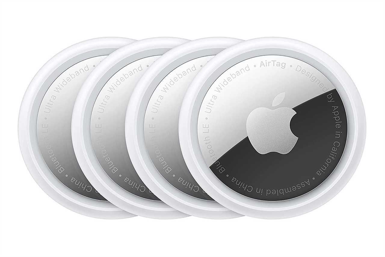 Four pack of Apple AirTags