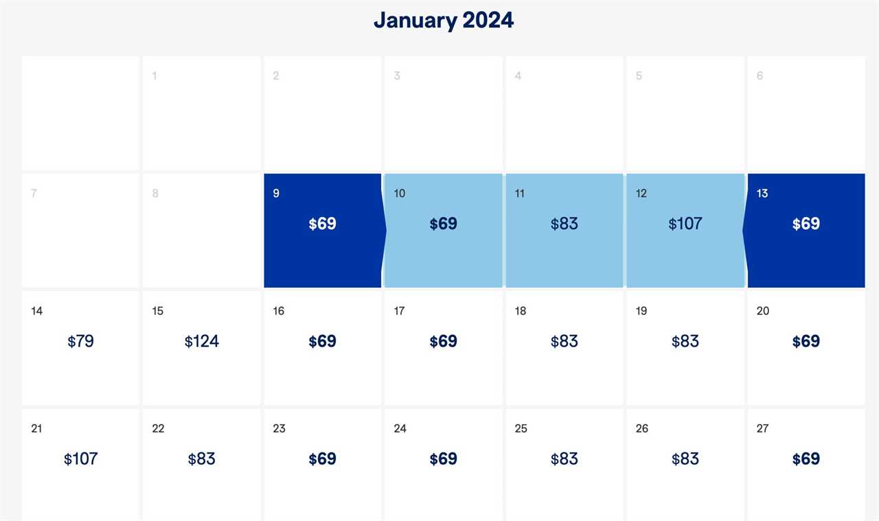 $50 off round-trip JetBlue flights in January and February