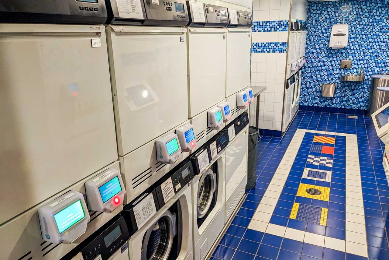 Laundry room on Disney Dream. 