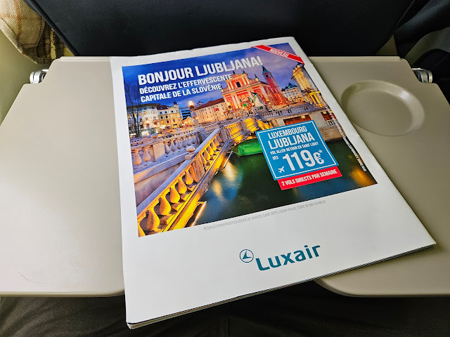 TRIP REPORT: Luxair, Ljubljana - Luxembourg - Ljubljana