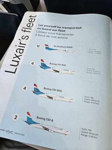 TRIP REPORT: Luxair, Ljubljana - Luxembourg - Ljubljana