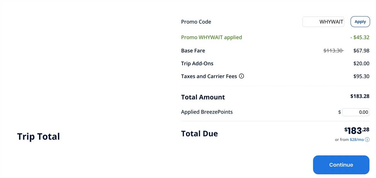 Deal: 40% off round-trip Breeze flights through mid-February