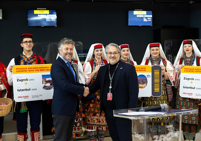 PHOTOS: Pegasus Airlines touches down in Zagreb