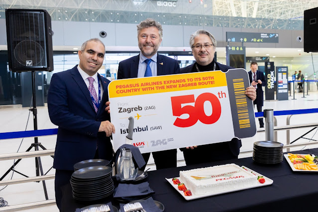 PHOTOS: Pegasus Airlines touches down in Zagreb