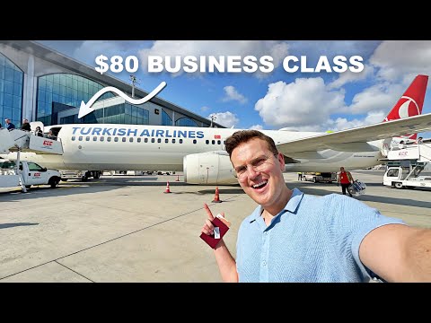 Turkish Airlines BUSINESS - Worth The $80 Upgrade?!🤑