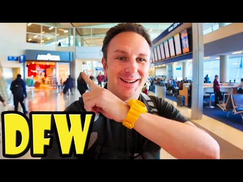 Dallas Forth Worth (DFW) International Airport D Gates Tour