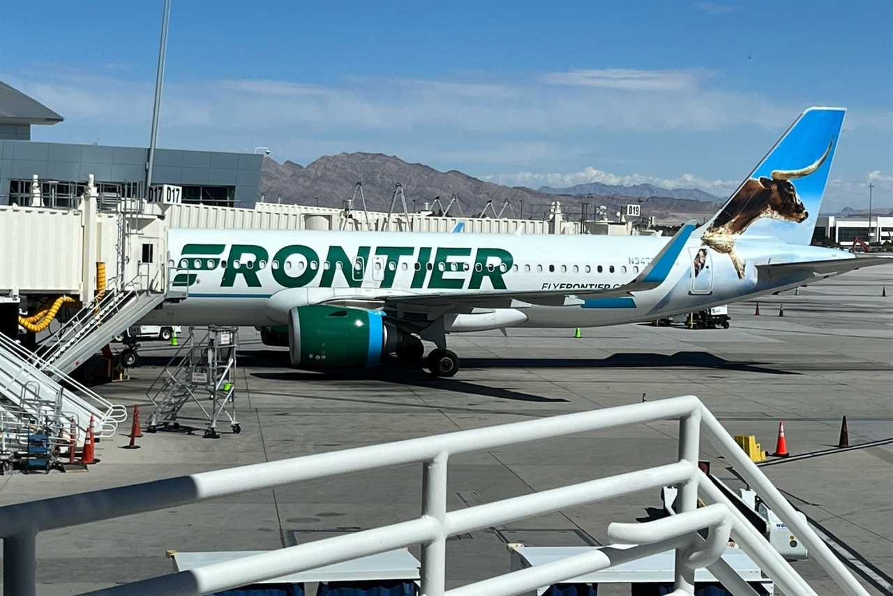 frontier plane