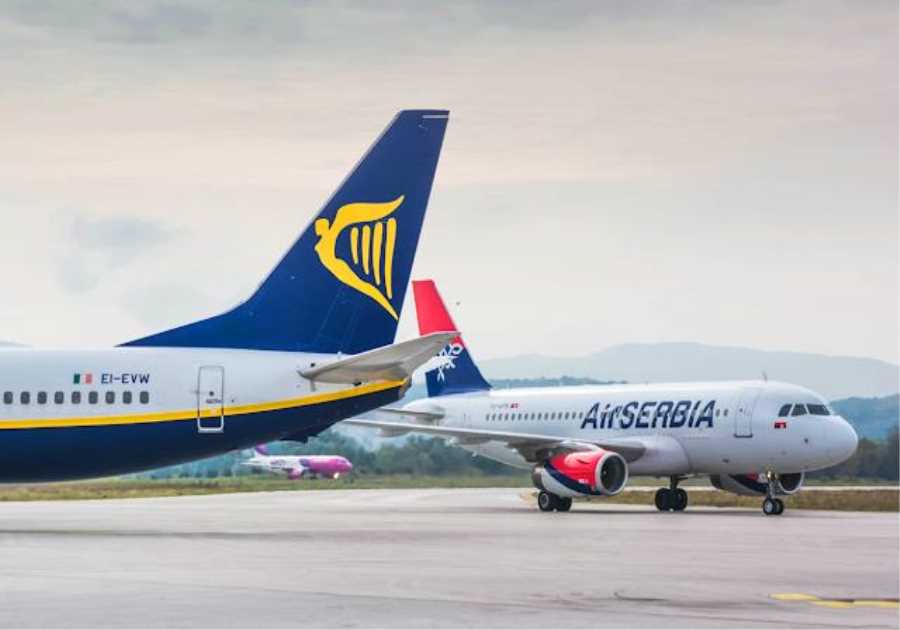 Ryanair, Air Serbia and Pegasus to add most capacity this summer