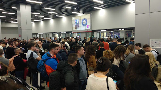 Belgrade Airport emptied and flights cancelled after staff blunder